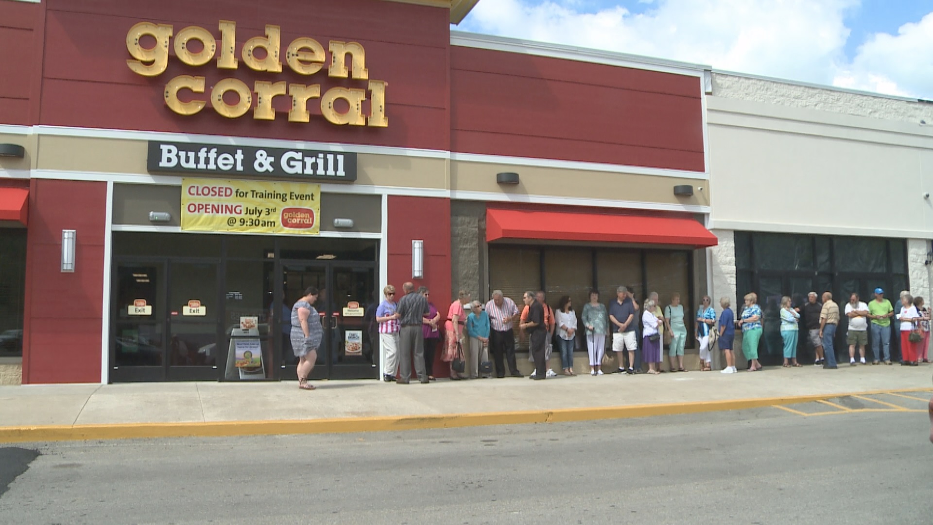 New Golden Corral Serves Seniors Free Meal