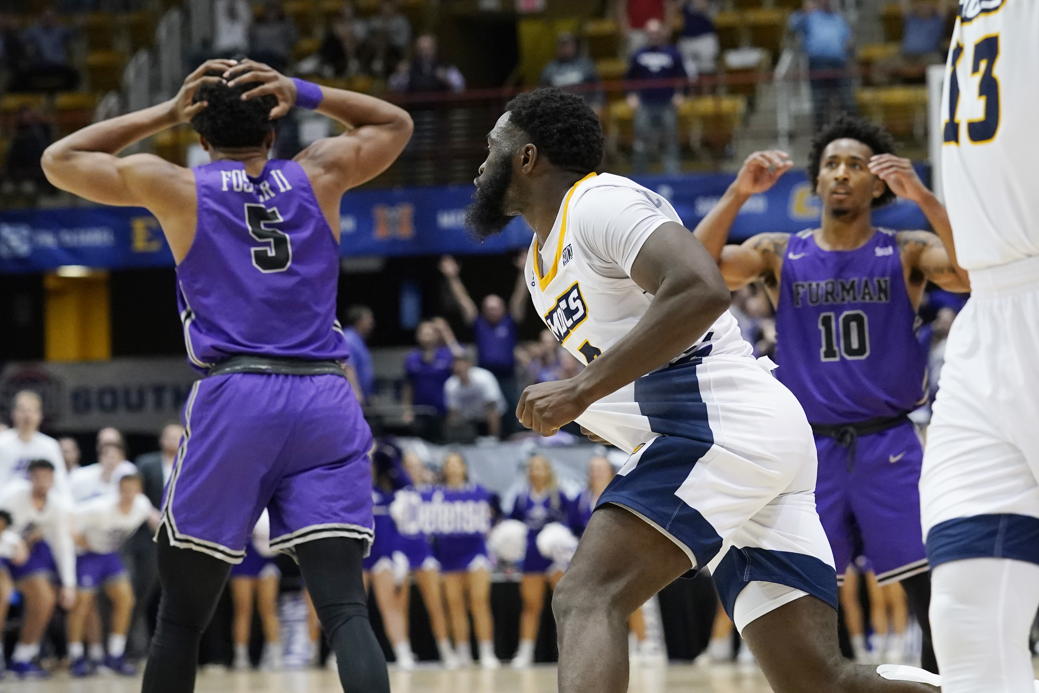 Buzzer Beater from Scott Lifts Bears Past Falcons 62-60 - Shaw University