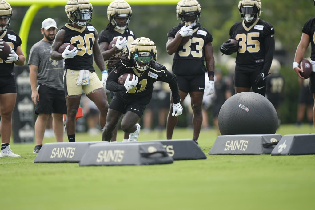 Intensity turns up as Saints have first day in full pads at training camp
