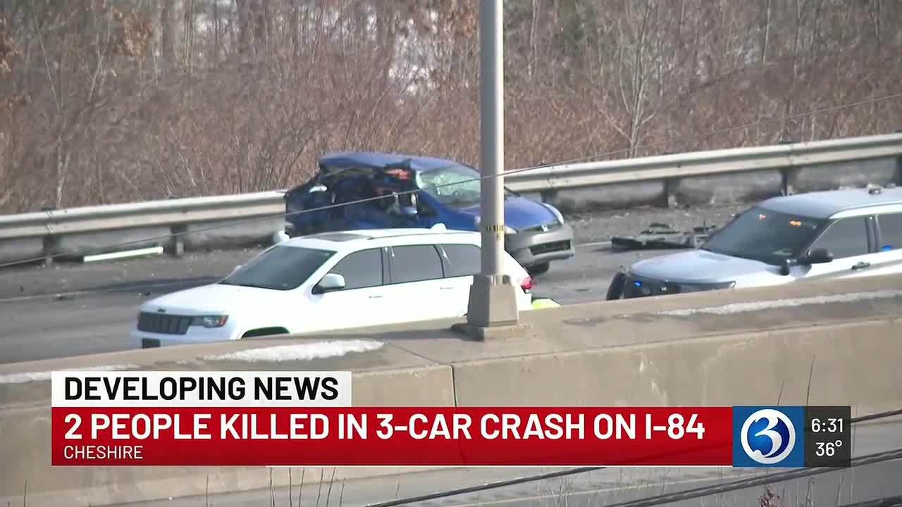 Teens identified in deadly I-84 crash near Waterbury-Cheshire line
