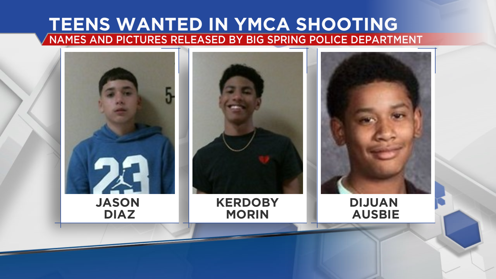 Big Spring YMCA shooting police searching for teens involved