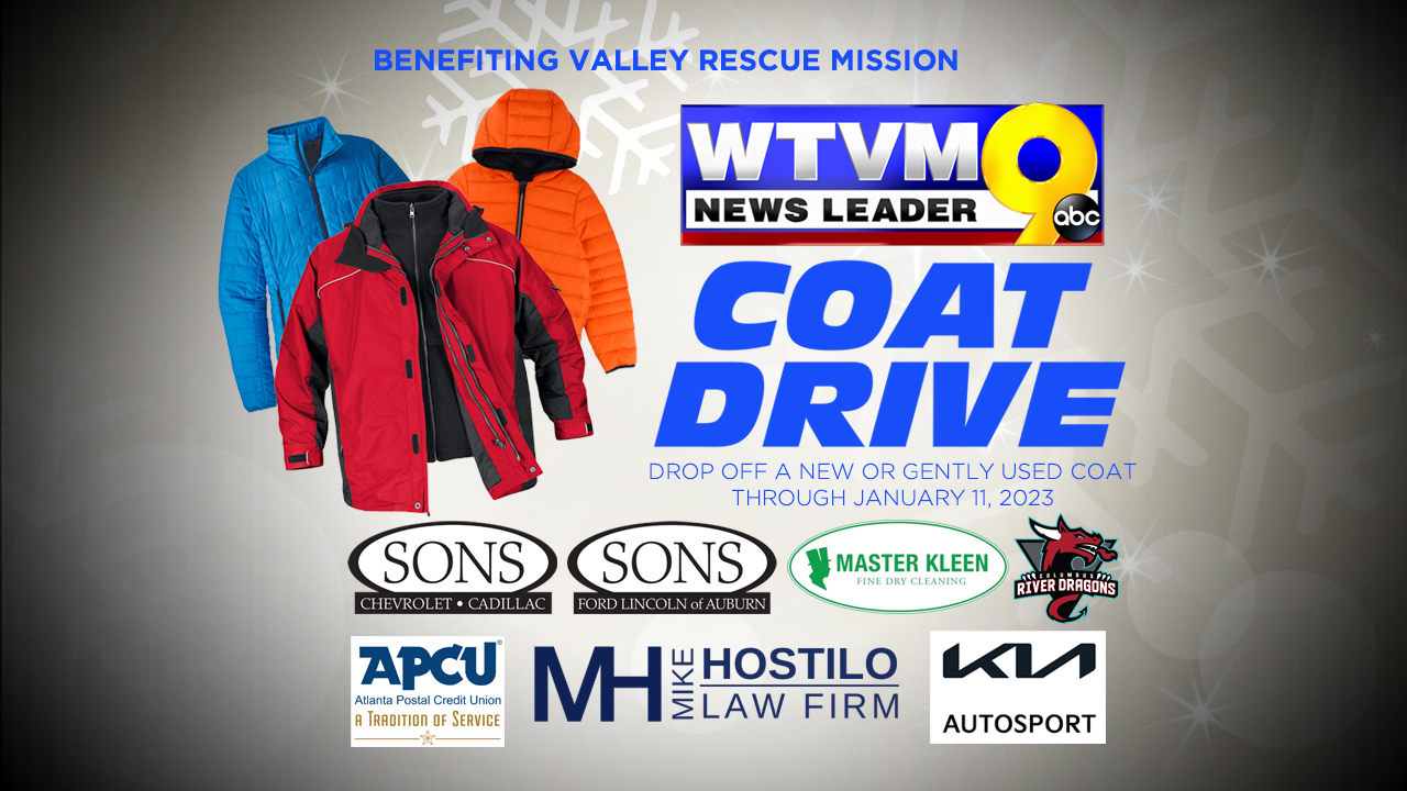 WTVM partners with local businesses to host coat drive, image size:1280x720