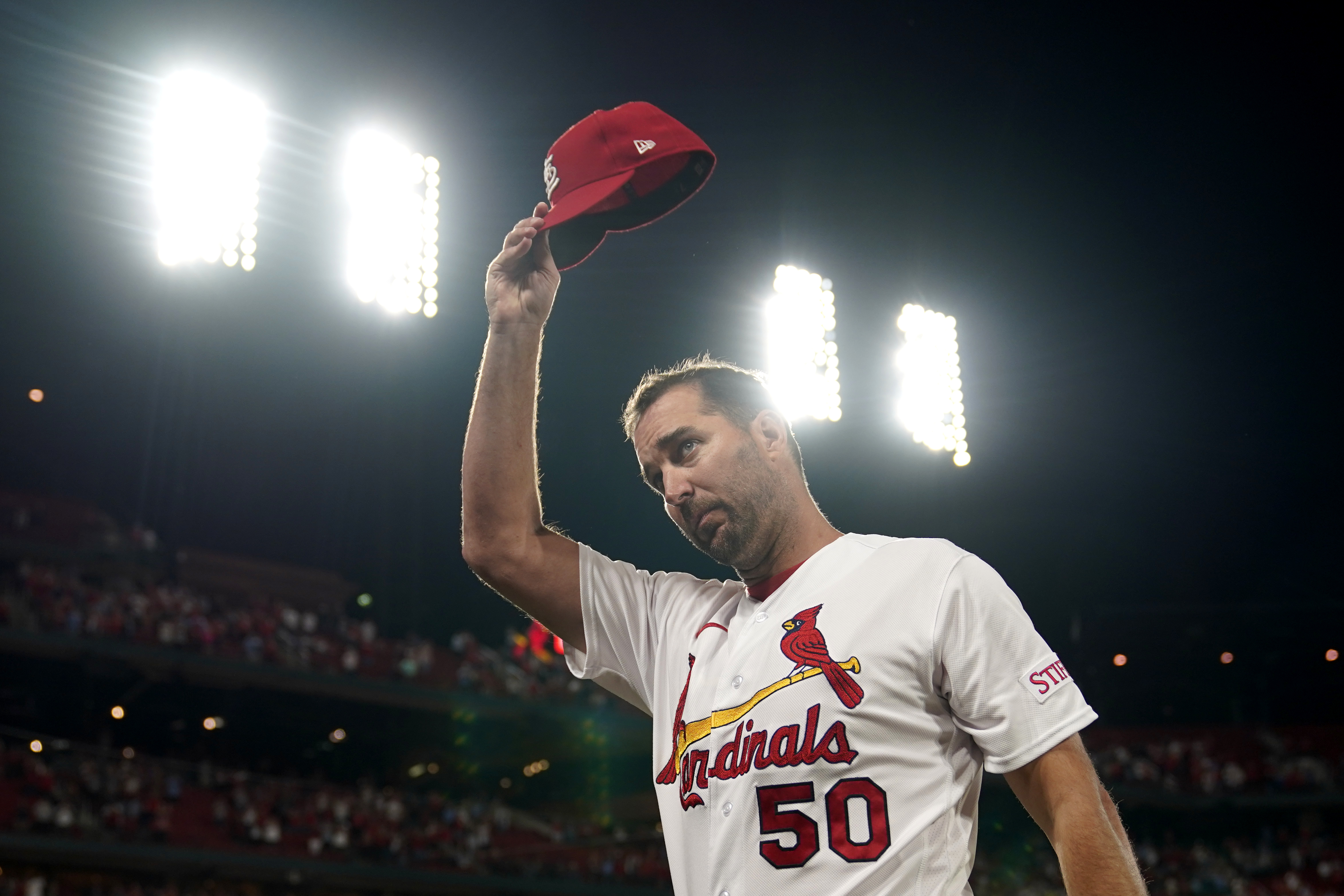 Cardinals' right-hander Adam Wainwright, 42, says he has thrown
