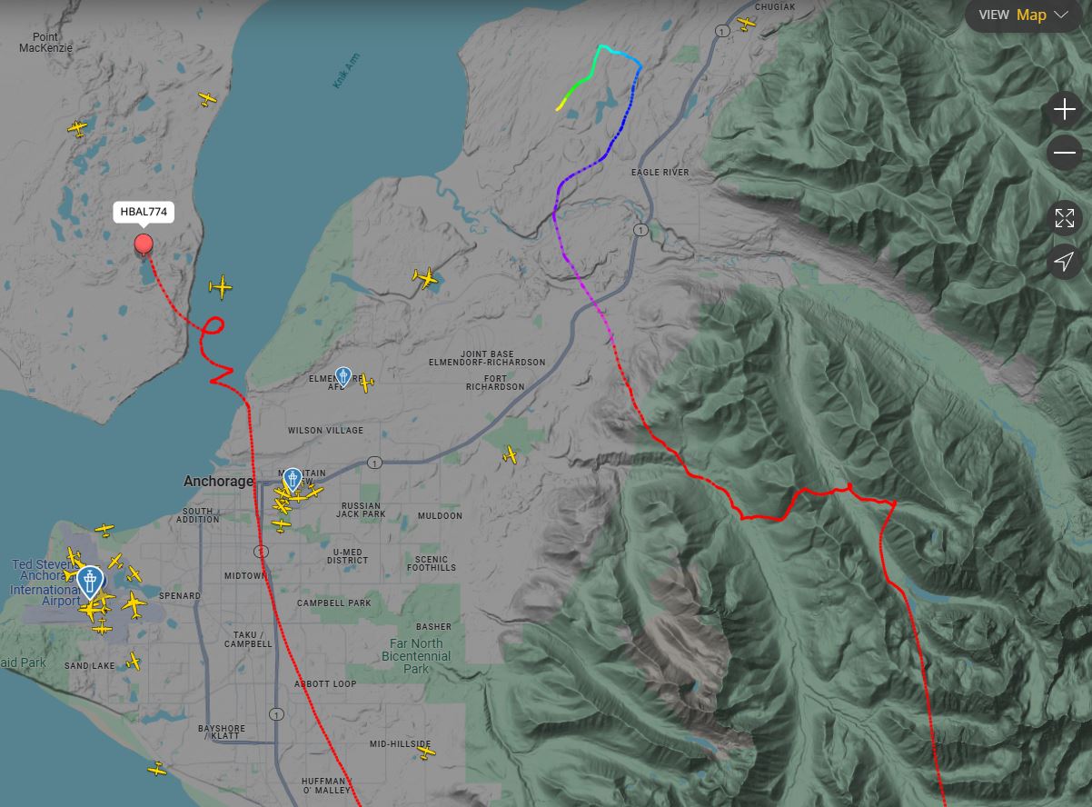 What is it? White balloon object spotted over Anchorage