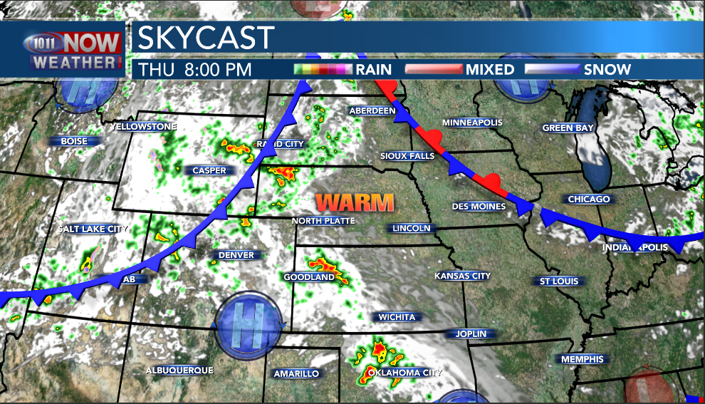 Wednesday Forecast: A midweek warm-up is headed our way