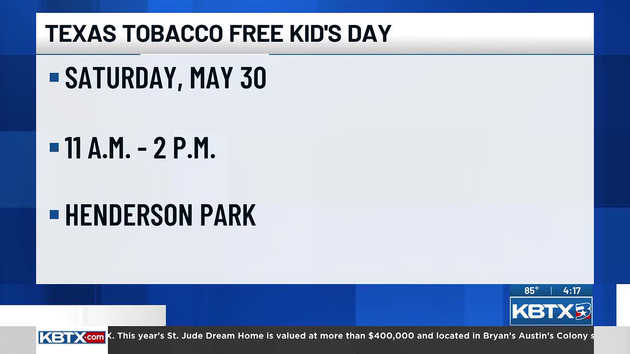 Bryan High School’s Vikings Kicking Out Tobacco postpones Texas Tobacco  Free Kids Day