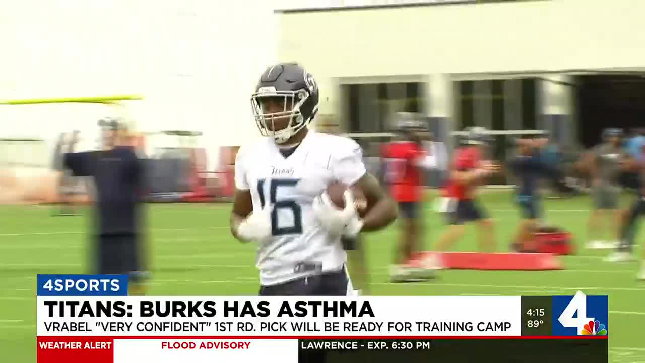 Titans' top pick Treylon Burks has asthma under control