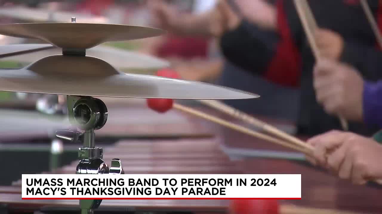 UMass Amherst marching band headed to 2024 Macy's Thanksgiving Day Parade