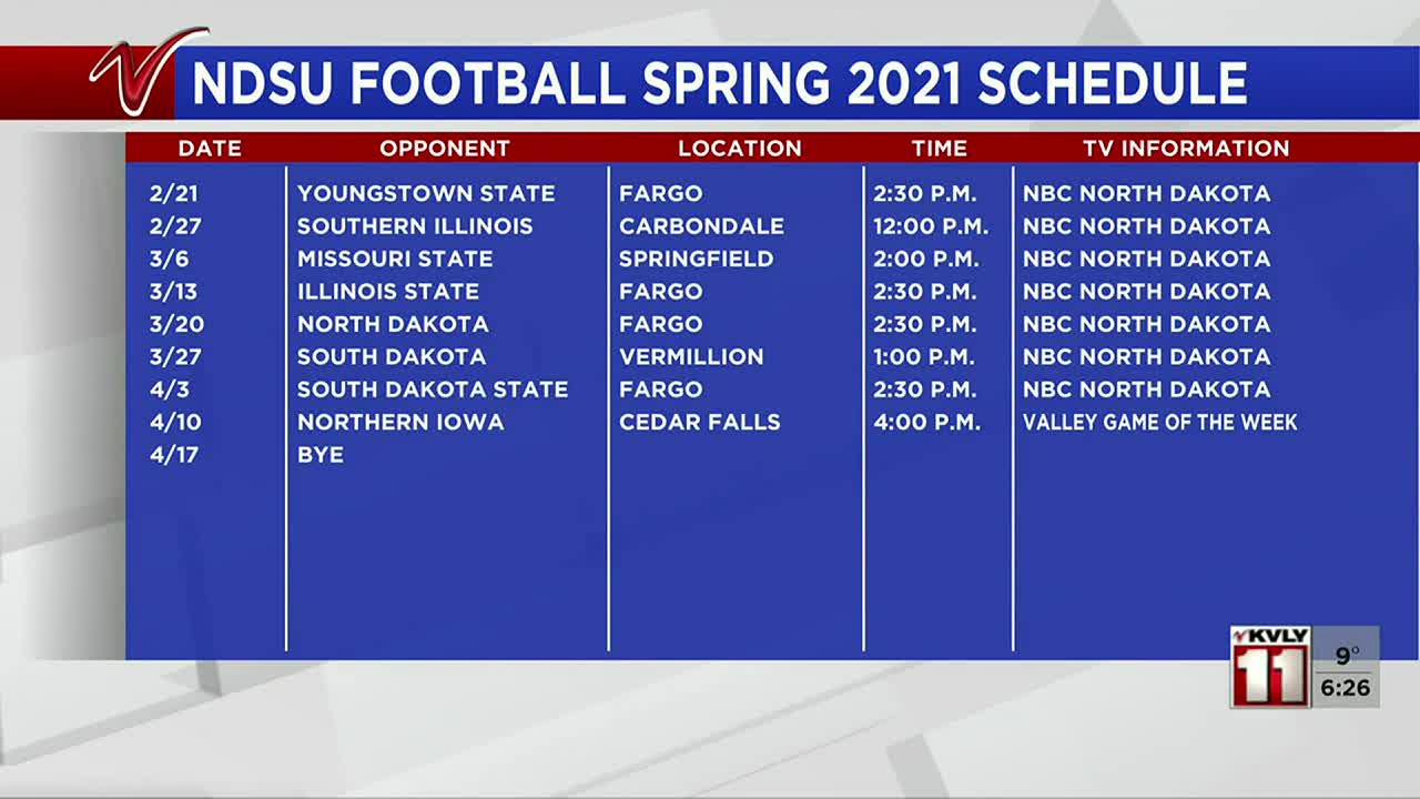 Ndsu Bison Football Schedule 2022 Mvfc Rereleases 2021 Spring Schedule
