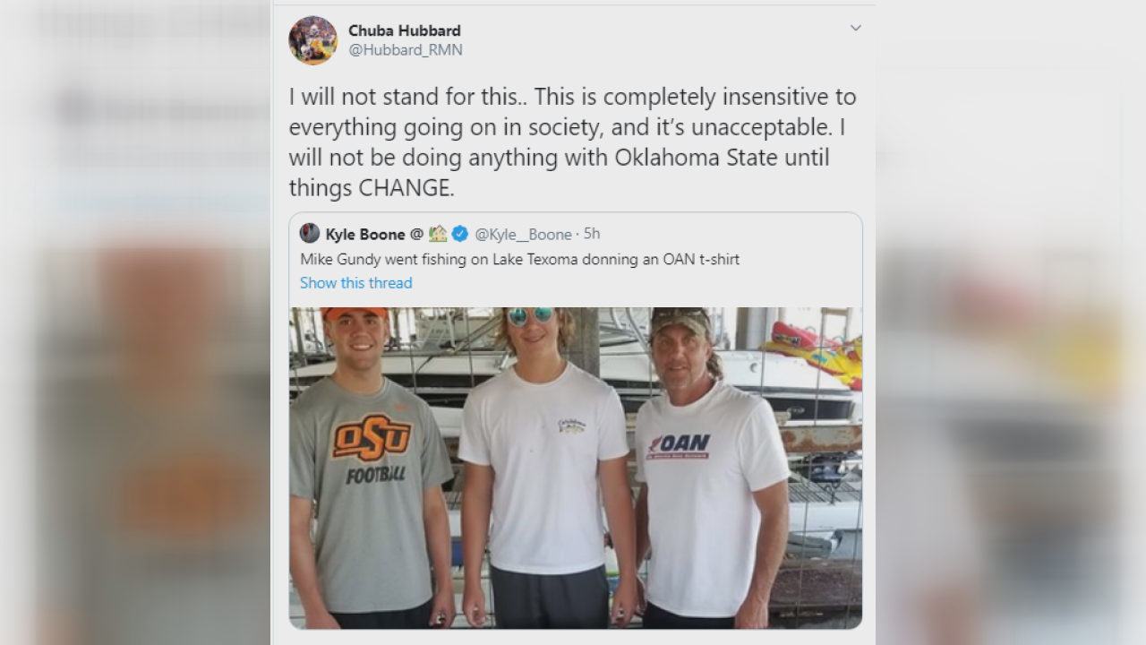 WILL NOT STAND': OSU star RB upset over Gundy shirt