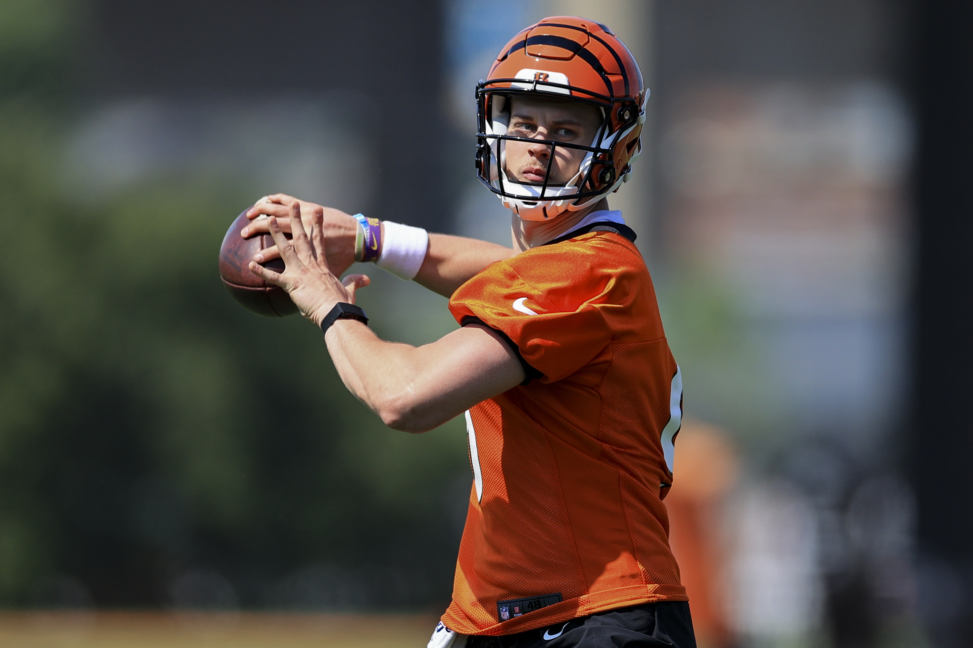 Joe Burrow back at practice for the Bengals - WOUB