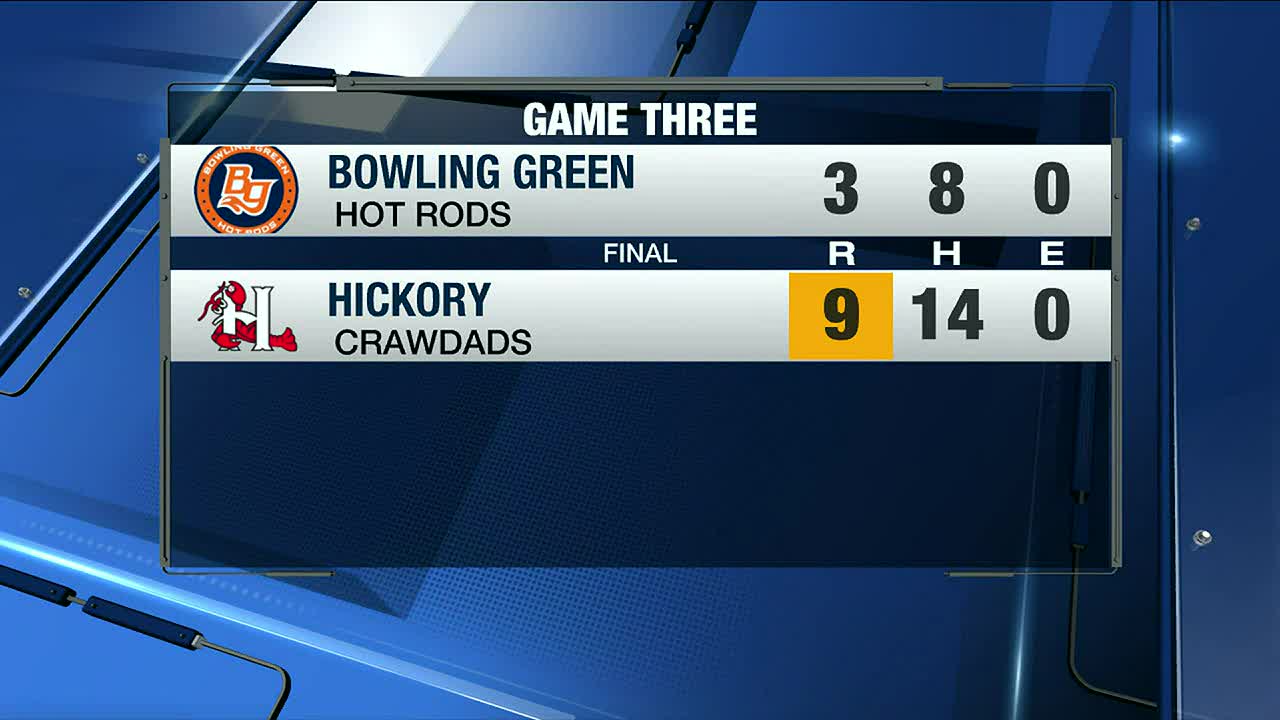 GALLERY: Bowling Green Hot Rods at Hickory Crawdads