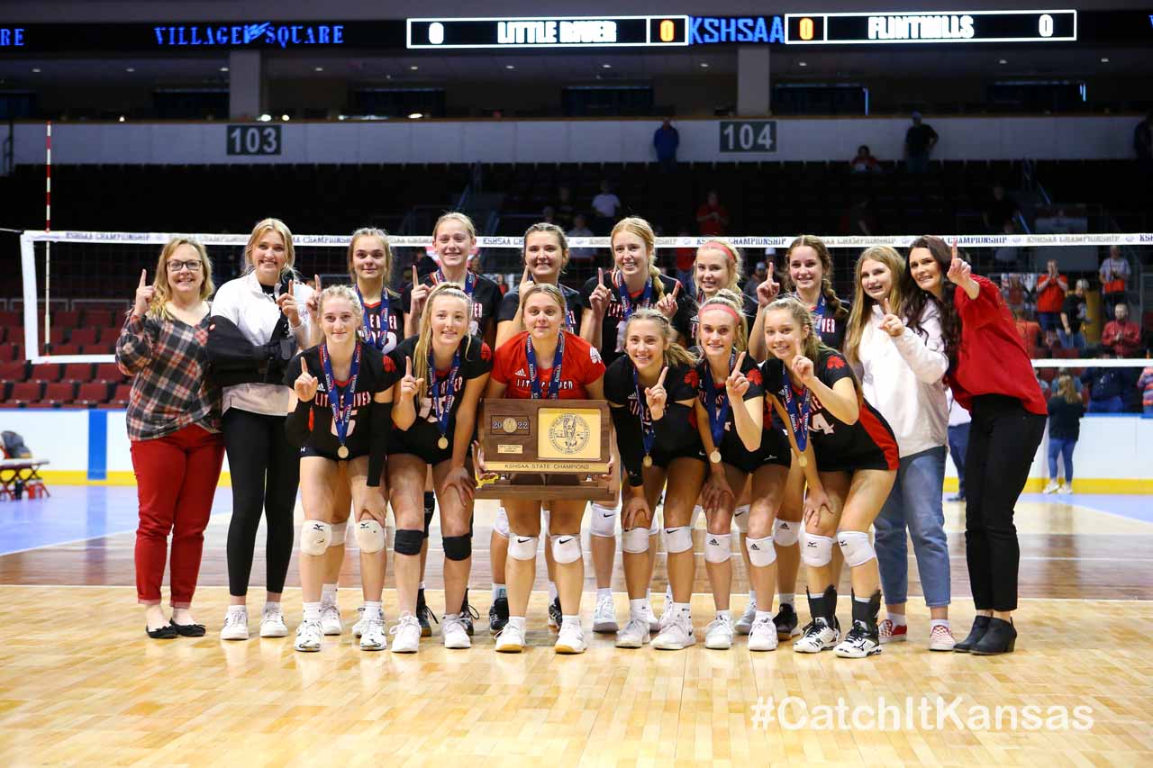 Little River outlasts Flinthills in three sets to capture 1A-D1 title