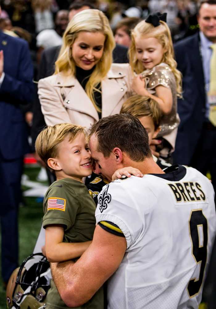 Drew Brees' family on ESPN's NFL Sunday Countdown, When are you famous?  Only if you make this world a better place, Drew Brees' son Baylen on ESPN's  Sunday NFL Countdown! 