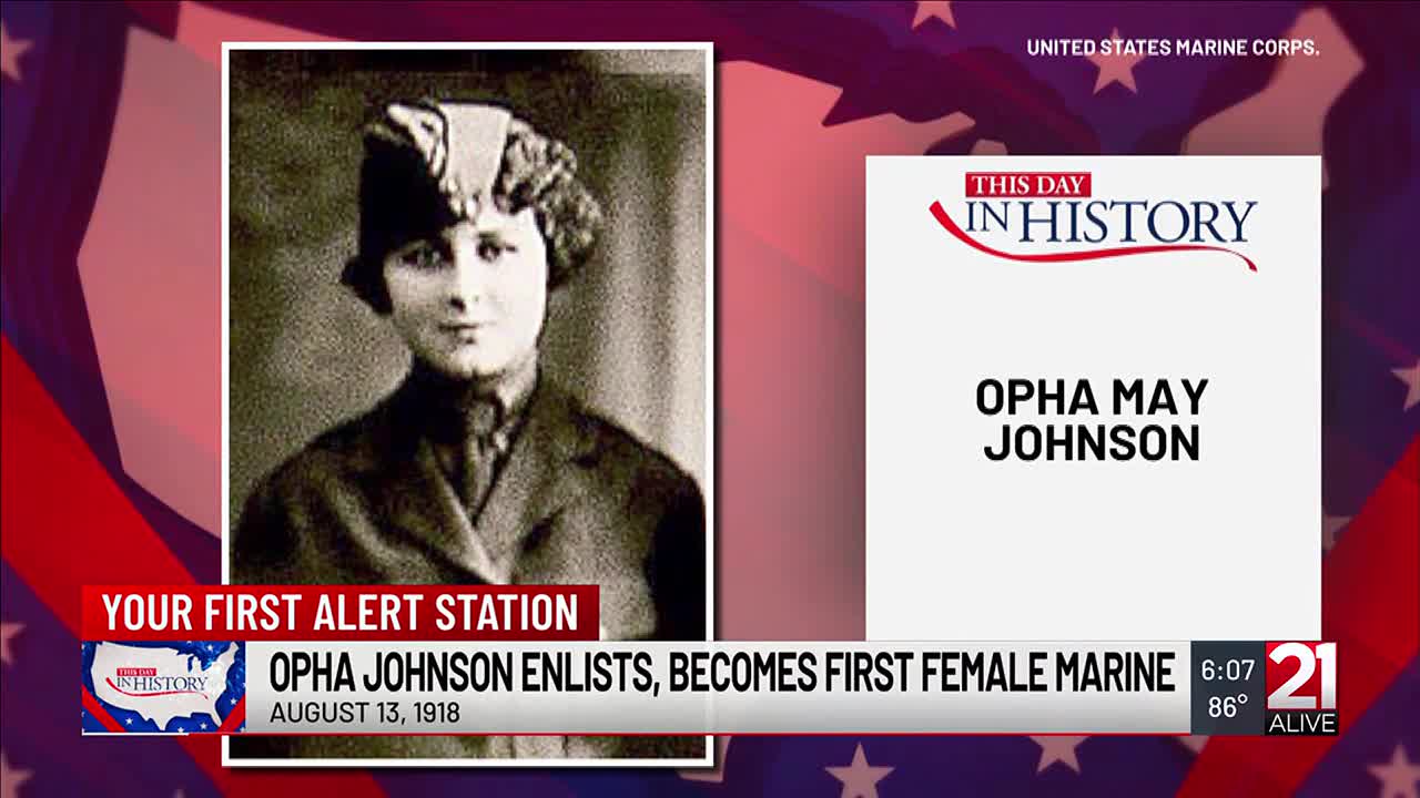 This Day in History: August 13, 1918: Opha May Johnson
