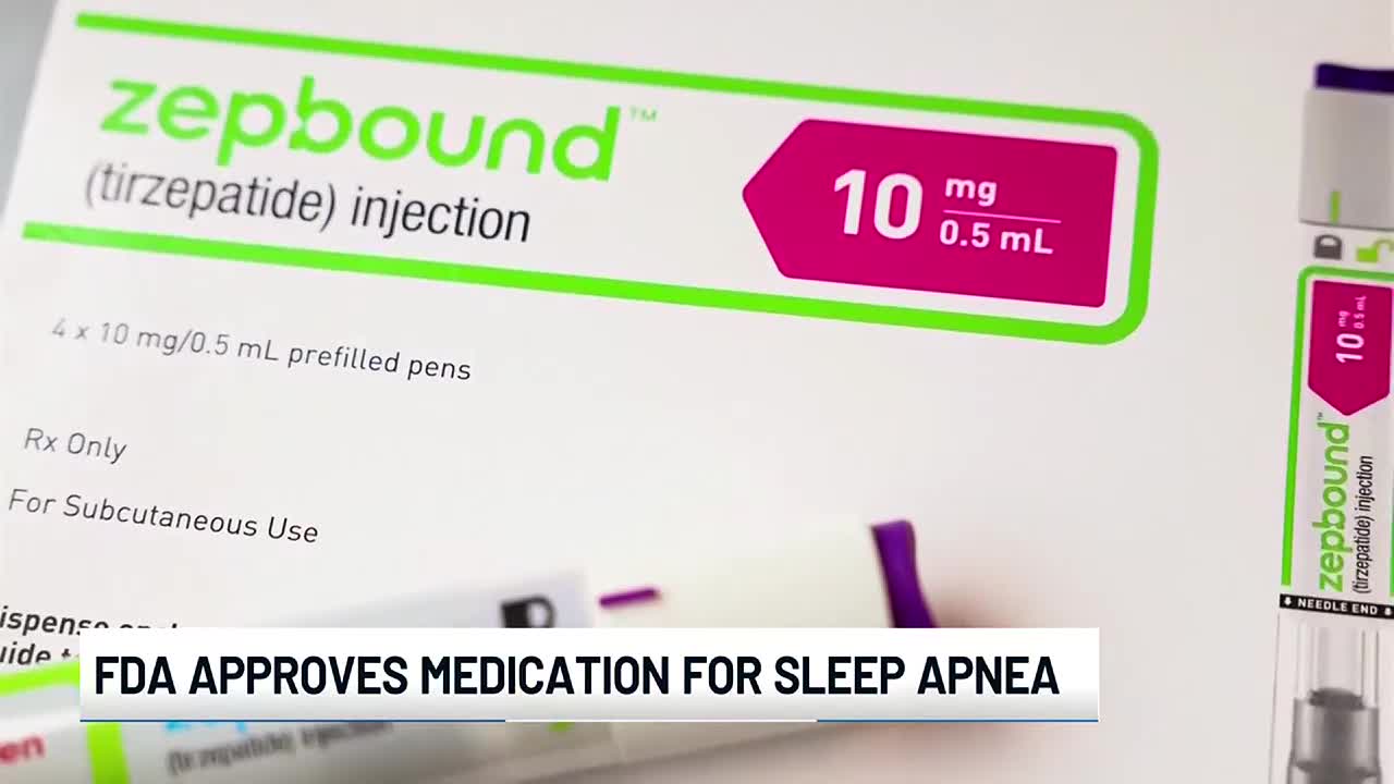 tirzepatide for sleep apnea fda approval FDA approves medication for sleep apnea