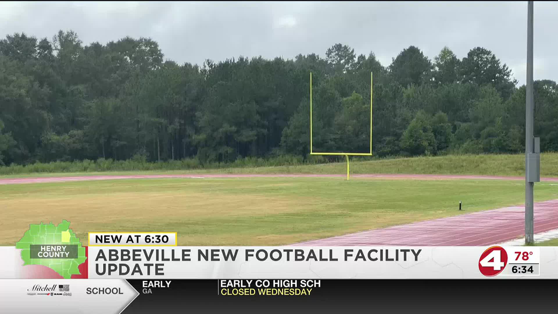 Abbeville High provides update on new football stadium