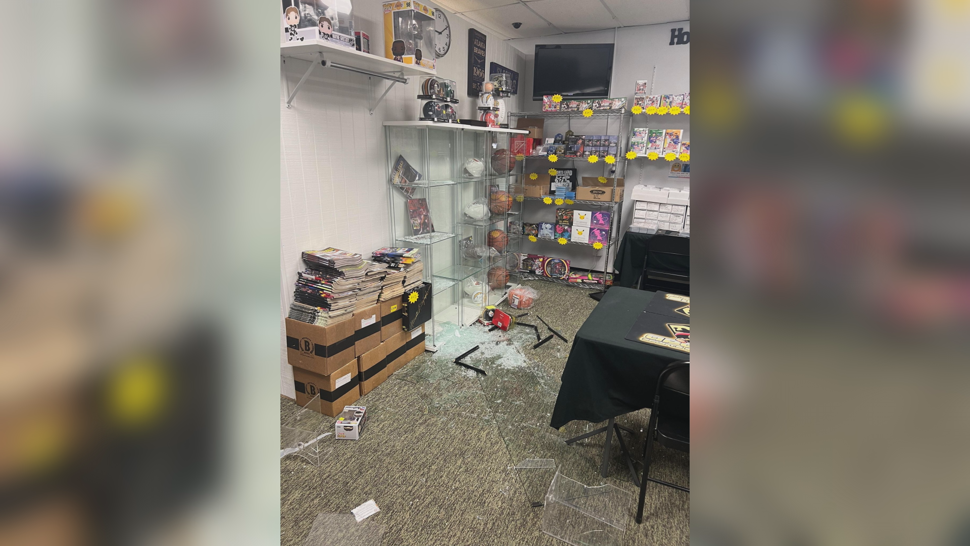 $50K in collectibles gone after veteran-owned shop burglarized on Veteran's  Day