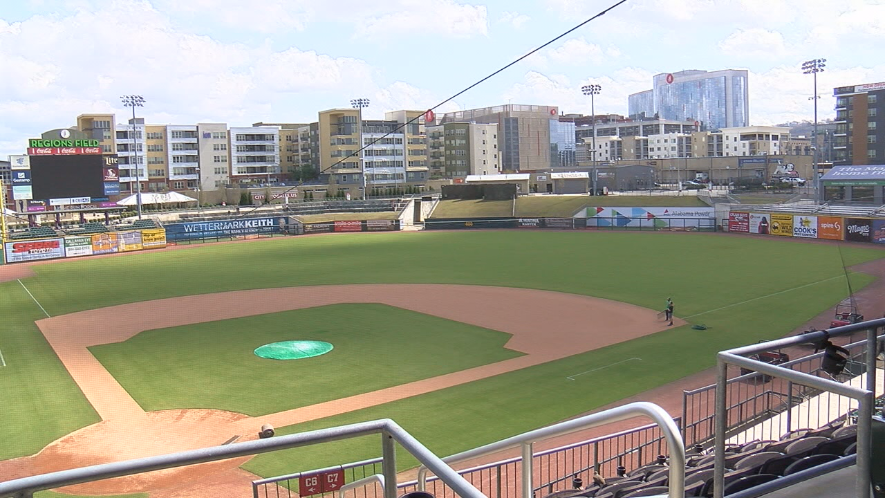 Barons season delayed but Regions Field has 'new ballpark amenities' 