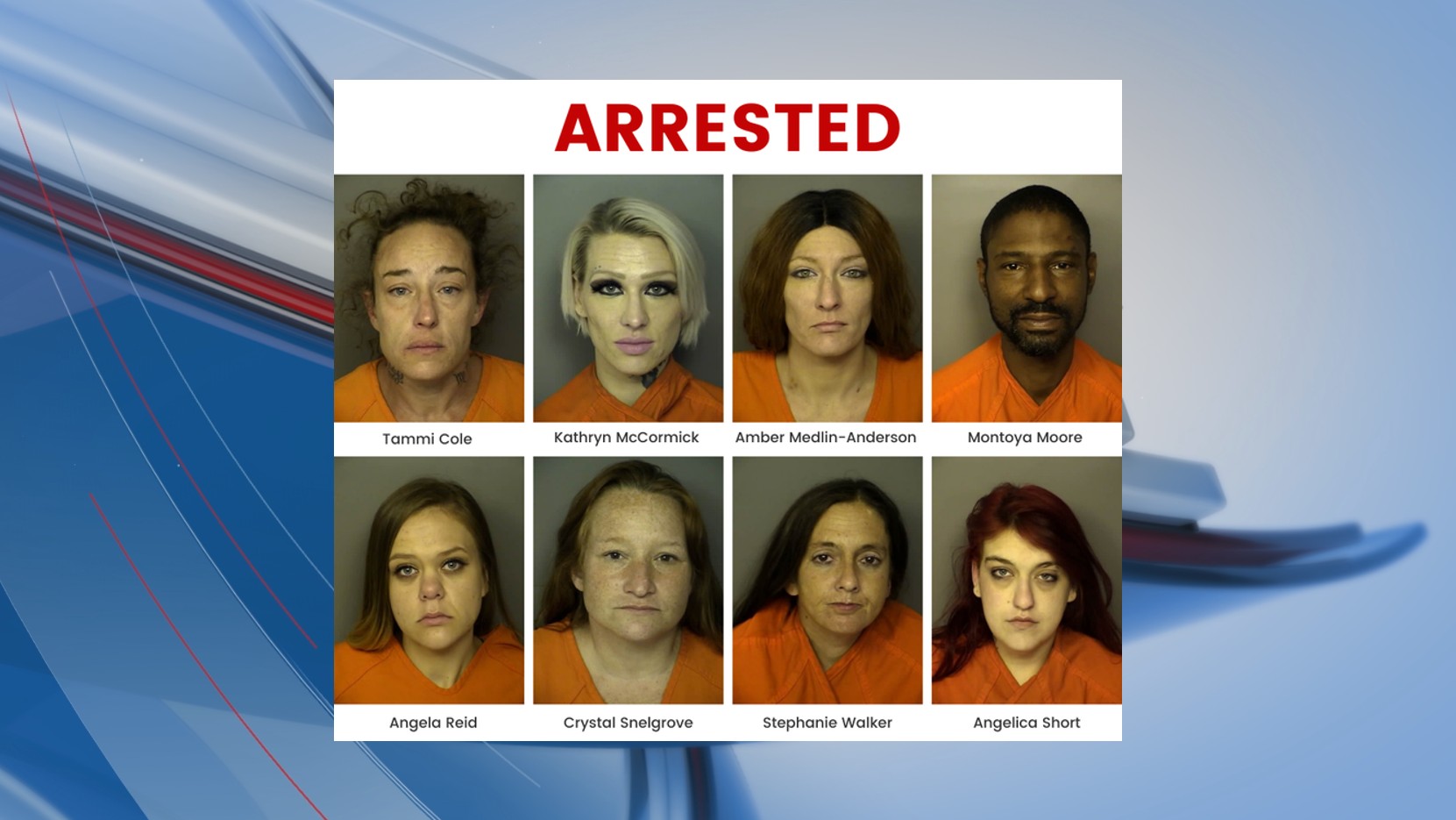 Prostitution investigation in Myrtle Beach area leads to 8 arrests