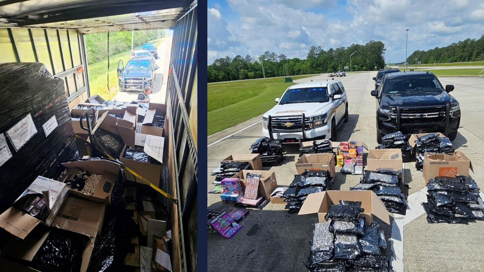 Over 200 pounds of marijuana, other drugs seized from box truck on I-10