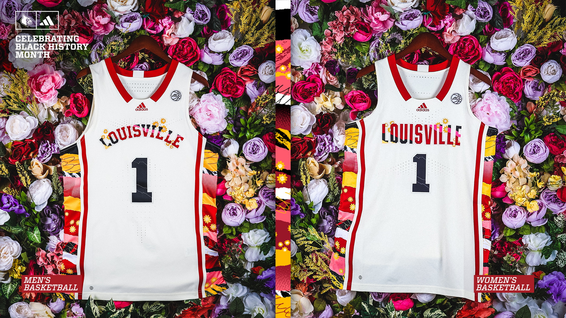 UofL Men's, Women's Basketball wearing uniforms honoring Black