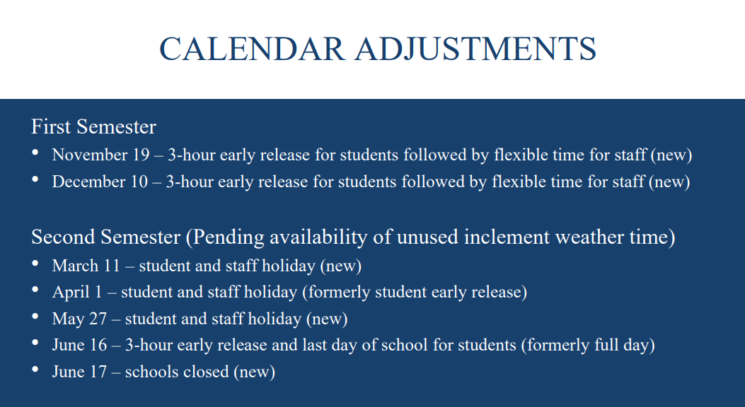 Henrico Schools Adjusts 2021-2022 Calendar To Address Student, Staff Wellness