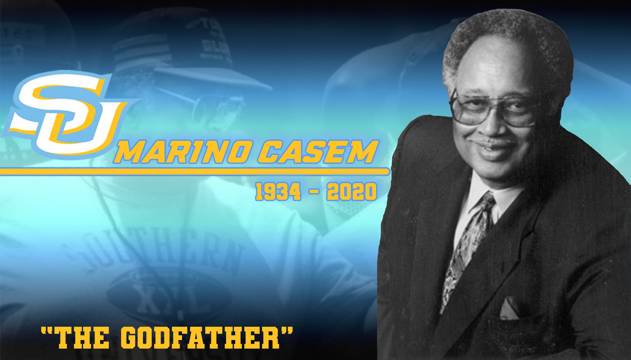 Marino Casem, former Southern football coach and athletic director