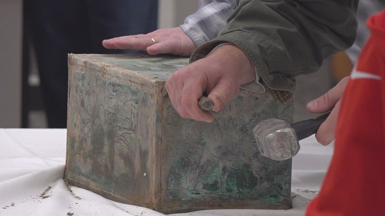 Rapid City time capsule opened after 50 years underground