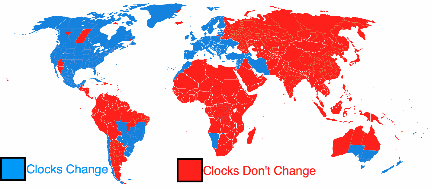 What is daylight saving time and which countries are changing