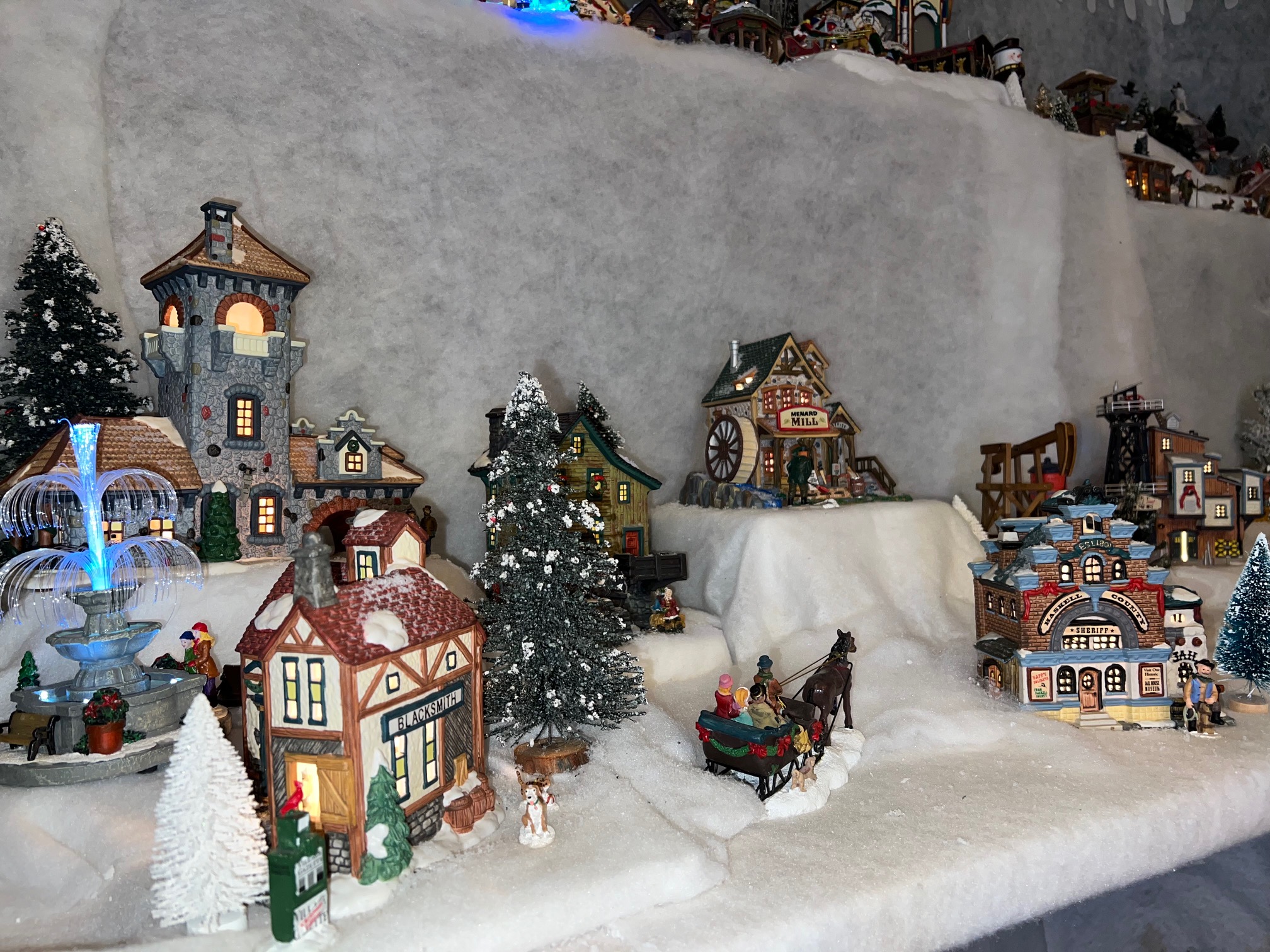 Charming Christmas Village Display 2026