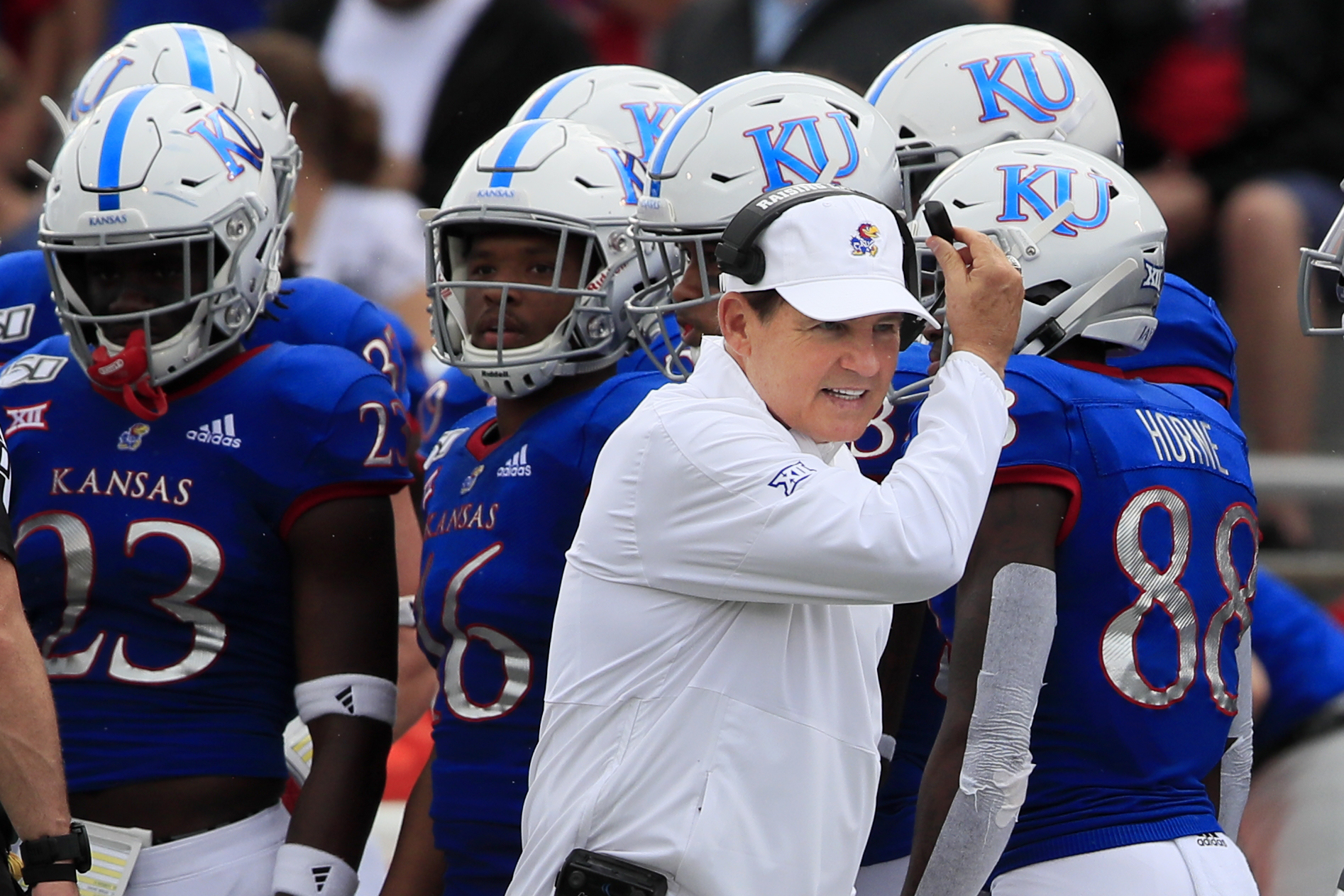 KU falls short in late game push, losing 29-24 against WVU