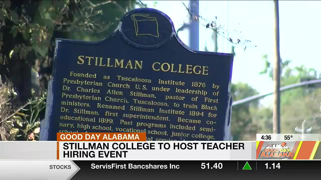 Stillman College to host teacher hiring event