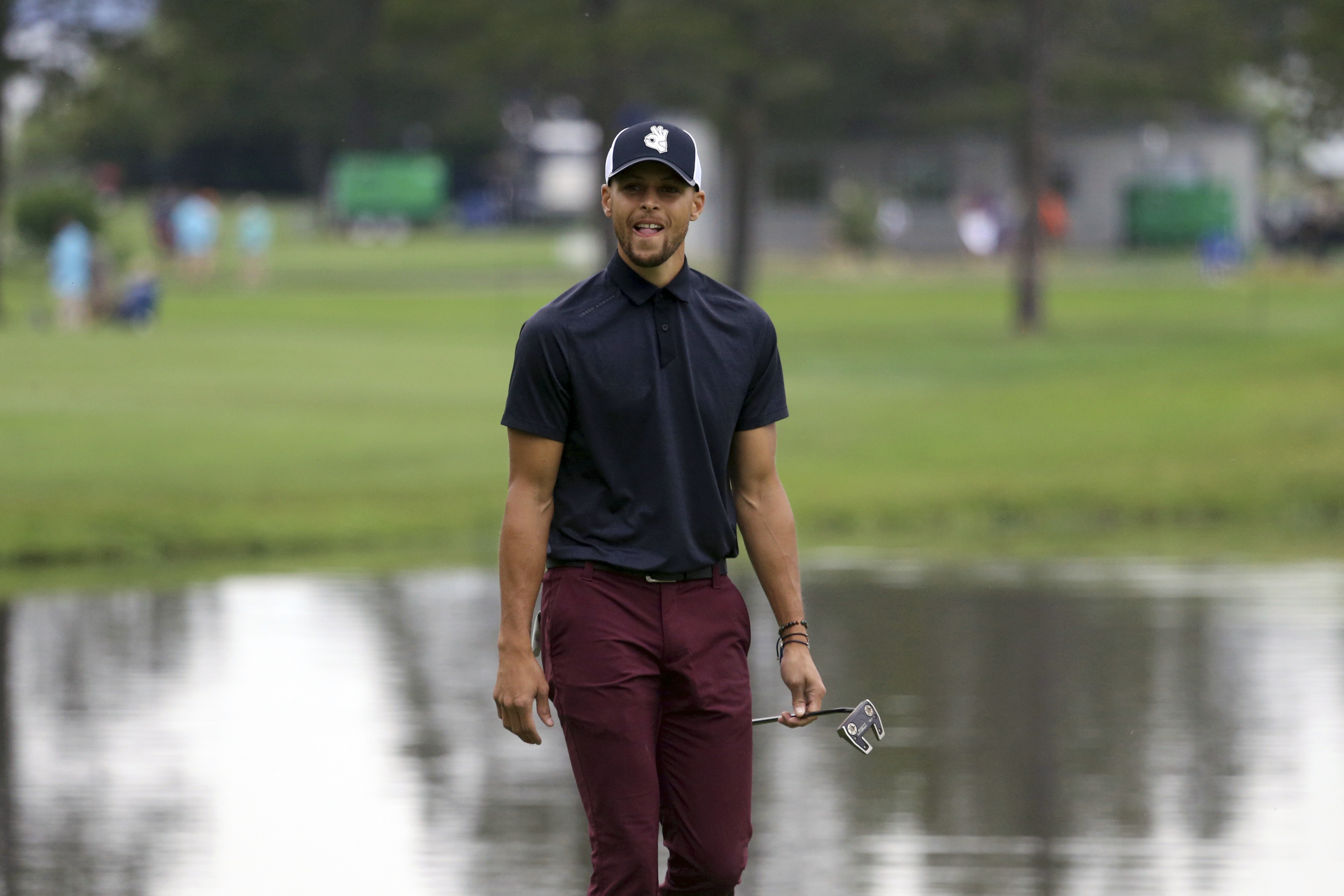 Stephen Curry Makes Hole-In-One, Leads American Century Celebrity Golf  Tournament