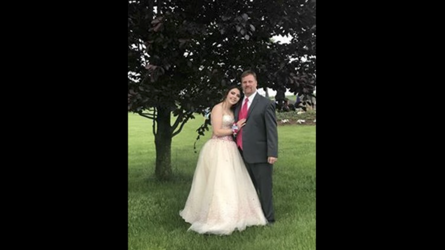 Dad takes late sons girlfriend to prom