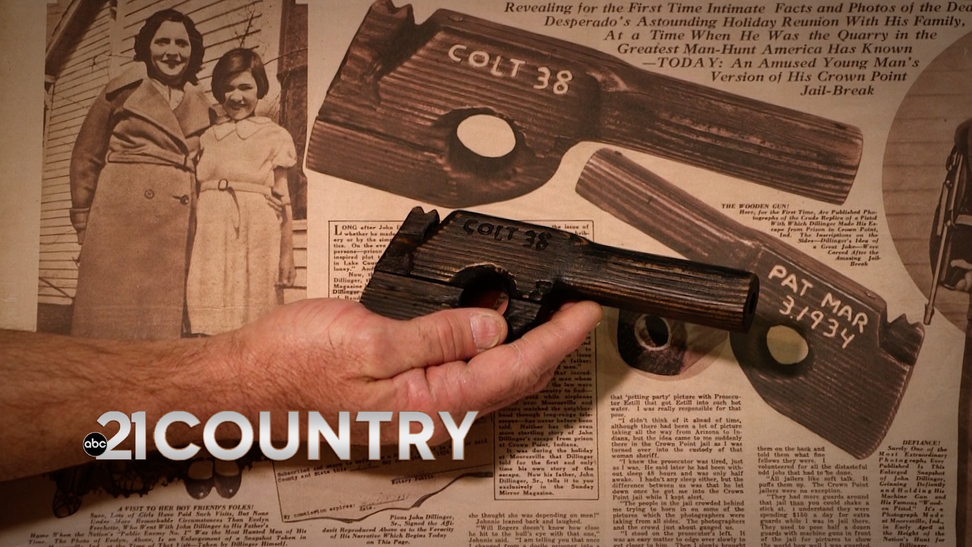 21Country: Has John Dillinger's infamous wooden gun been discovered?