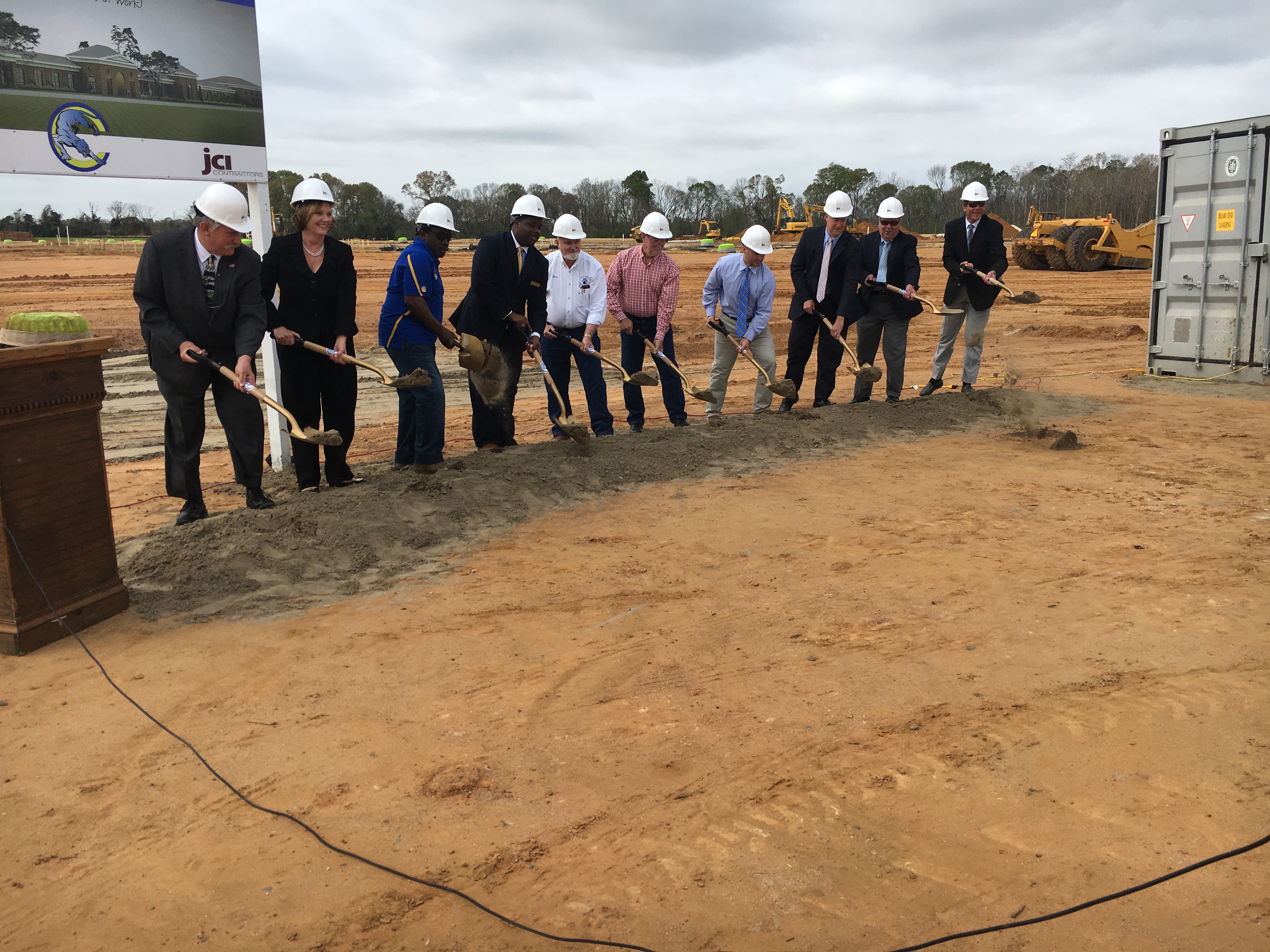 Groundbreaking held for new Crisp County Middle School