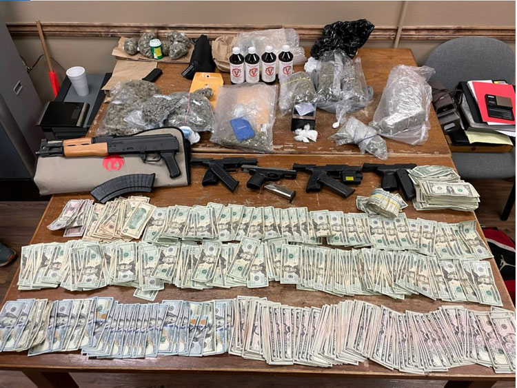 Drug raid in Marshall results in 3 arrests, seizure of drugs, guns, almost $11K