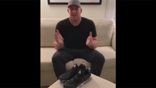 jj watt navy shoes