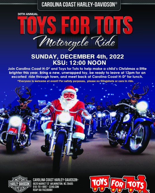 Toys For Tots Holiday Ride