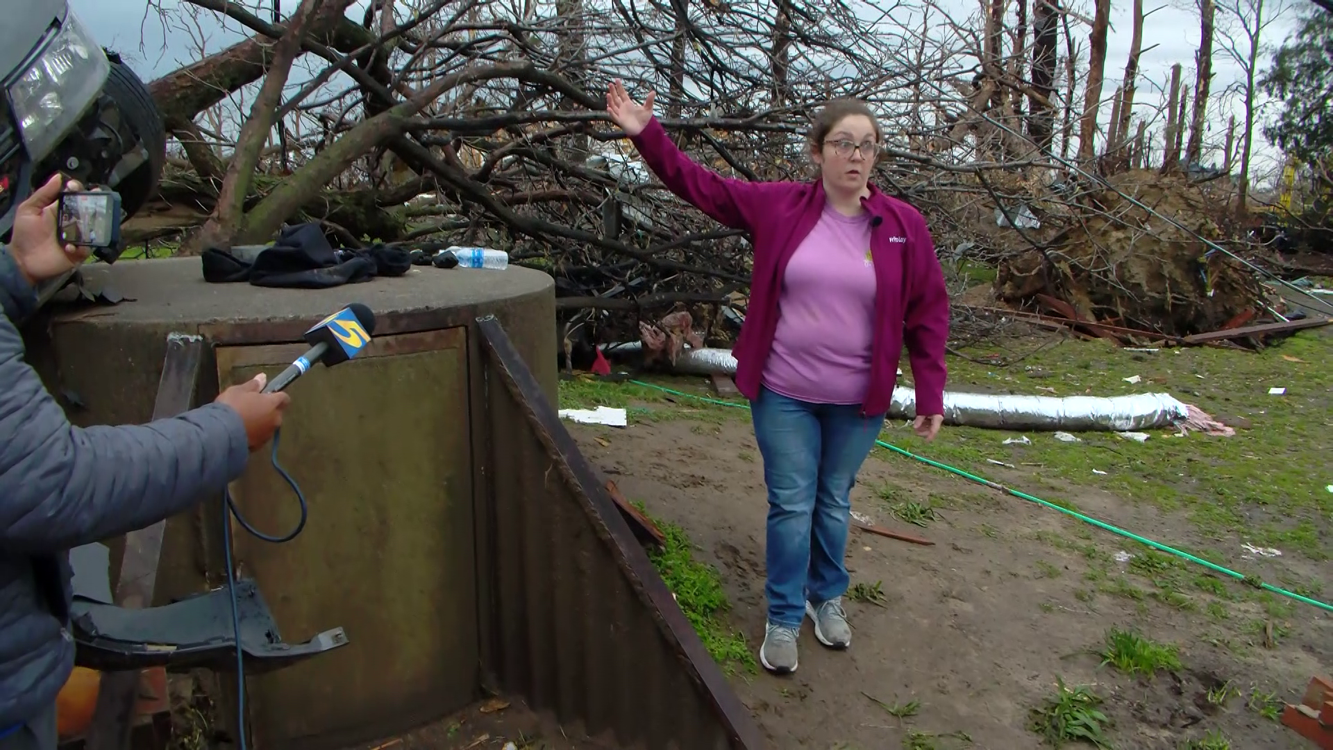Storm shelter saves family whose home was lost in tornado's rampage
