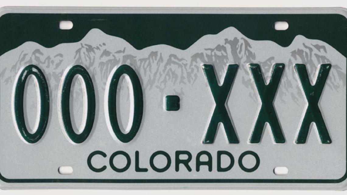 Colorado License Plate Stock Illustrations – 42 Colorado License