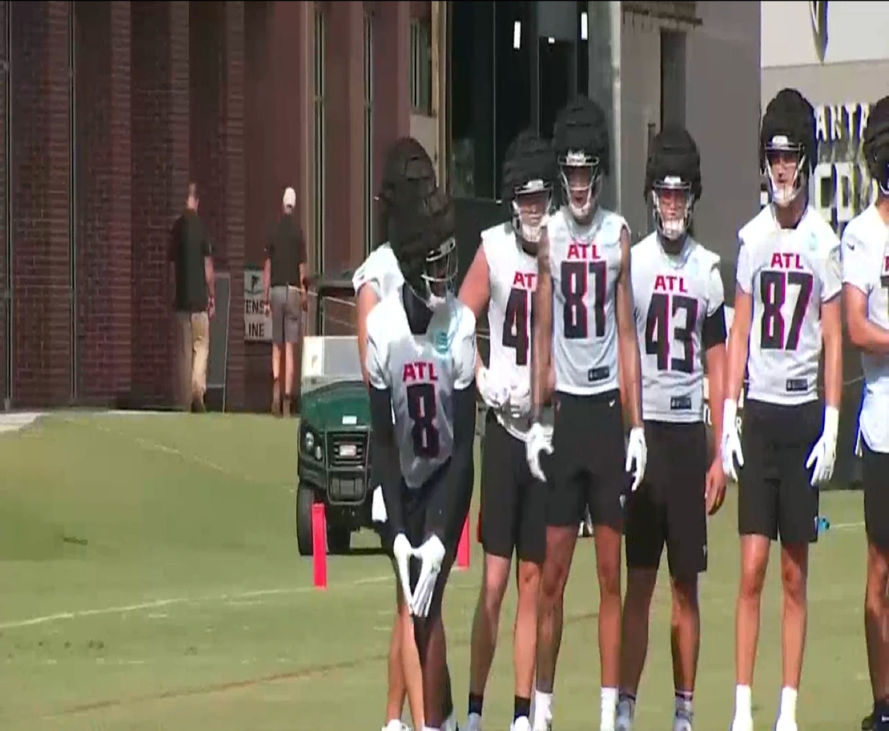 Atlanta Falcons show salute to service: Host skills camp on Robins AFB