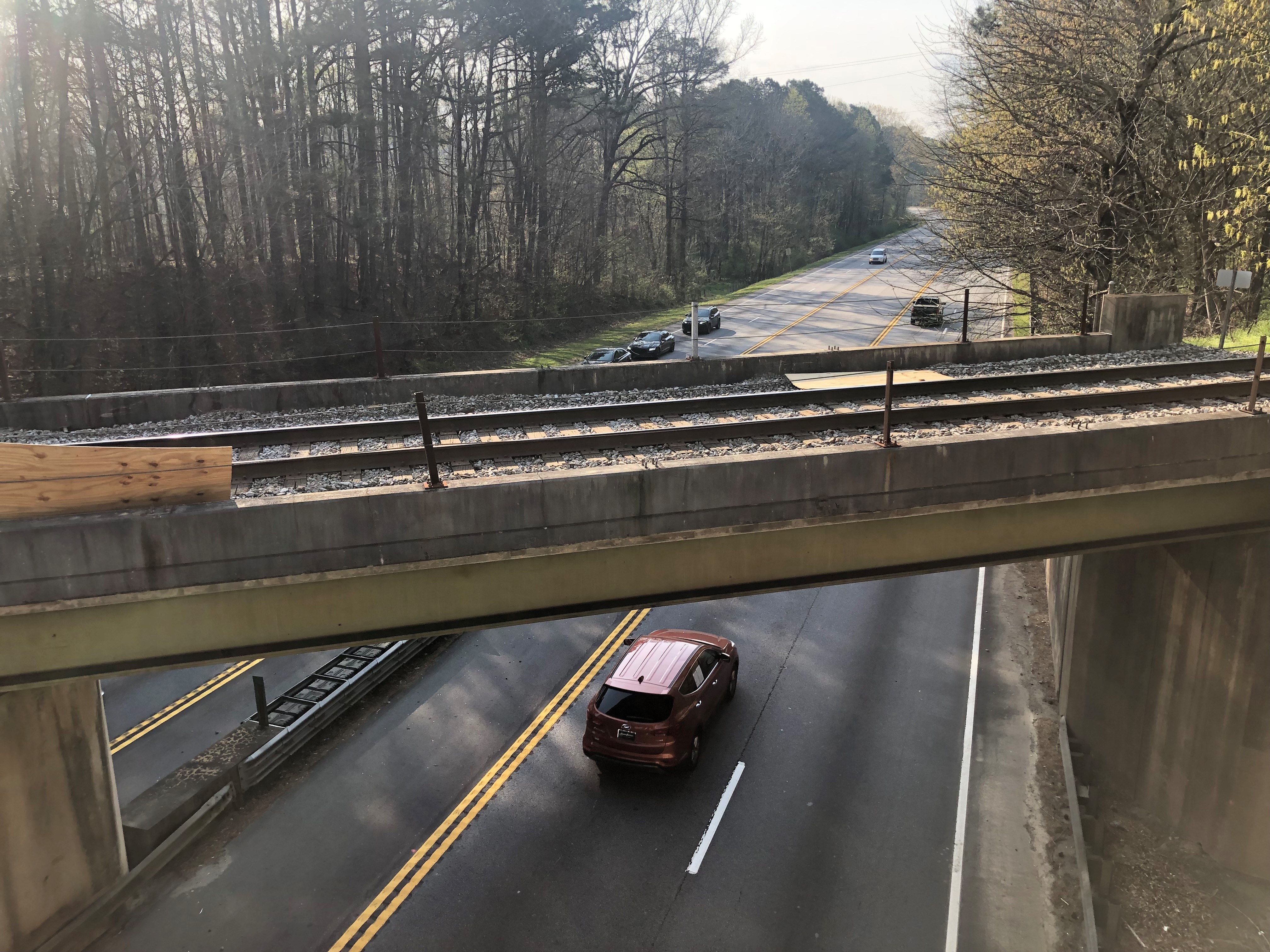 Kids throwing rocks at cars along railroad in southwest Atlanta