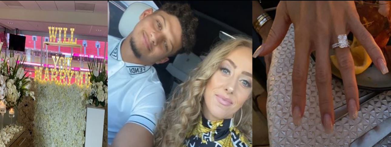 Patrick Mahomes proposed to longtime girlfriend Brittany Matthews