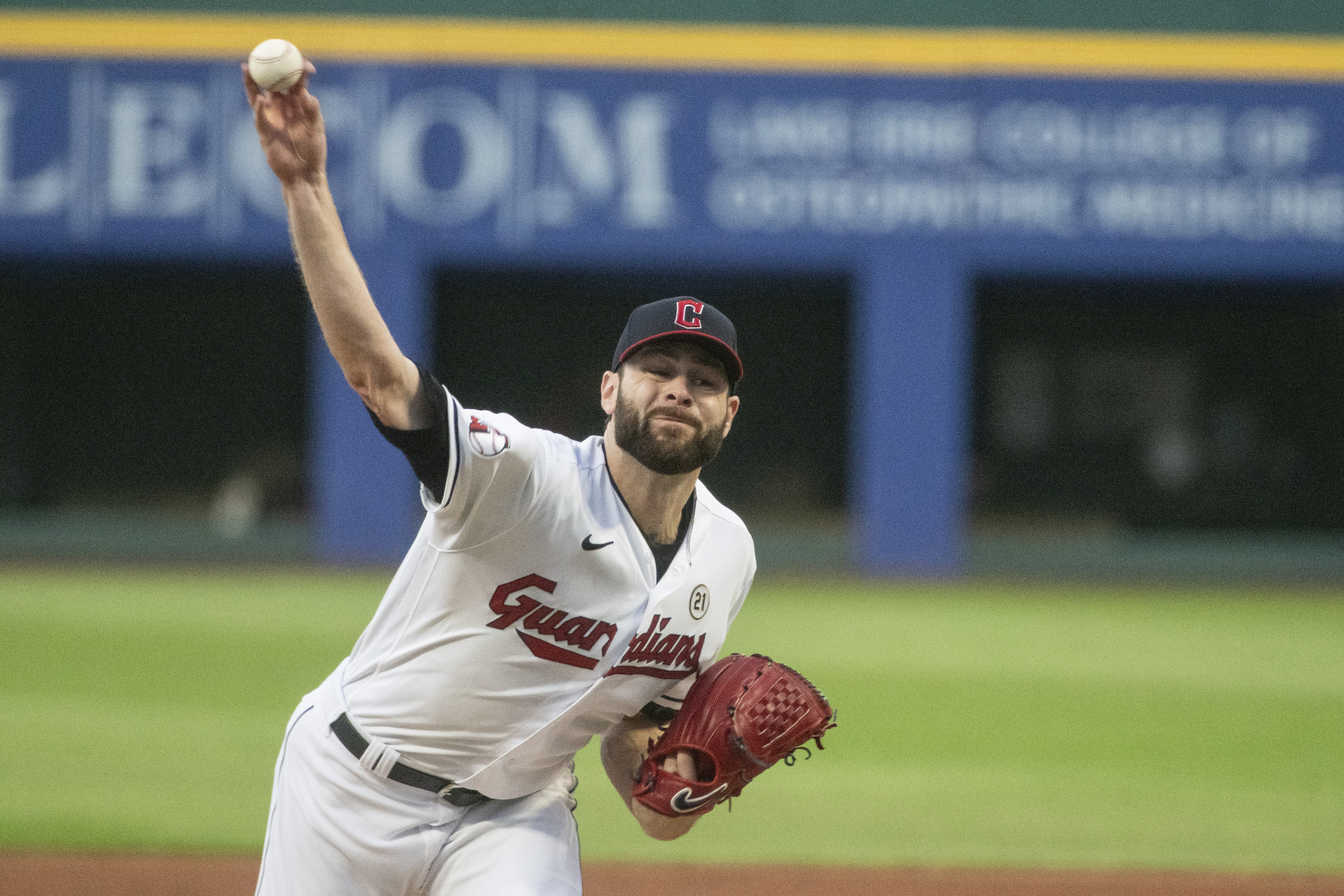 Lucas Giolito strikes out a season-high 12 for Cleveland in a 12-3 win over  playoff hopeful Texas