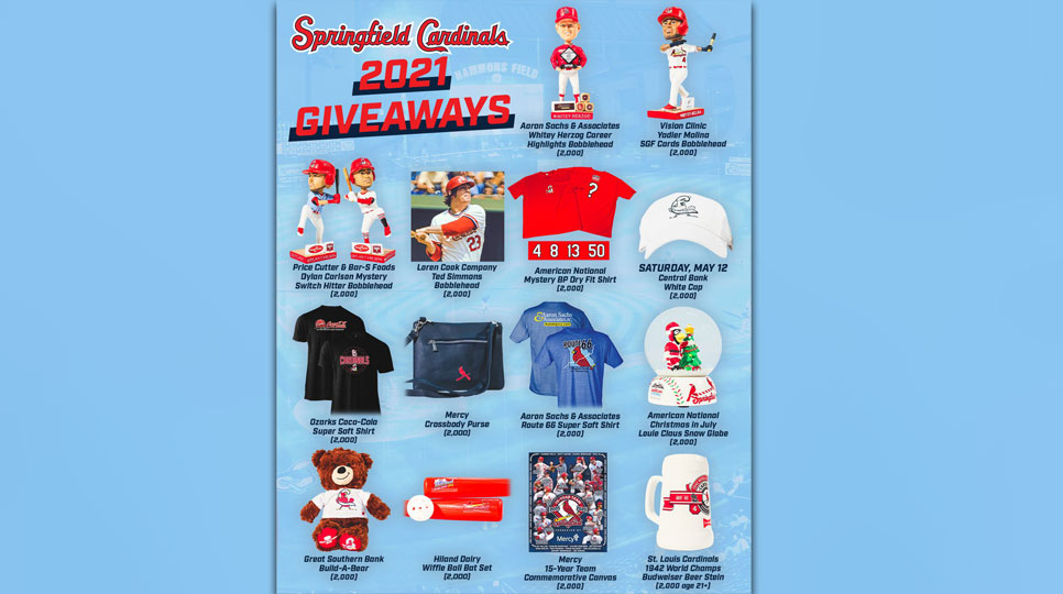 Springfield Cardinals announce new promotions for 2021 season