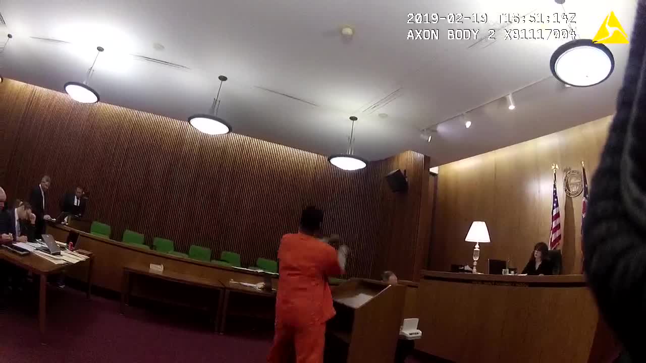 Convicted arsonist who sucker-punched attorney at sentencing found