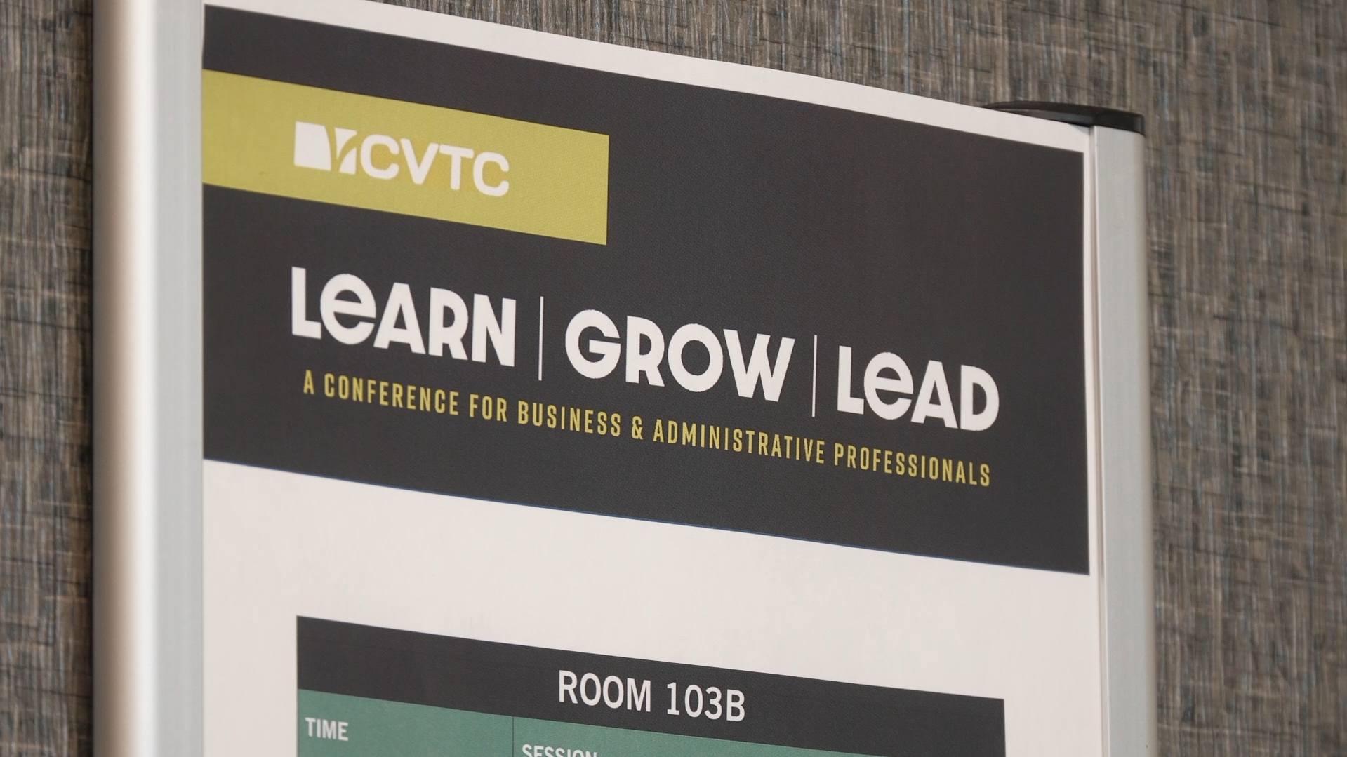 Learn Grow Lead conference held at CVTC's Business Education Center