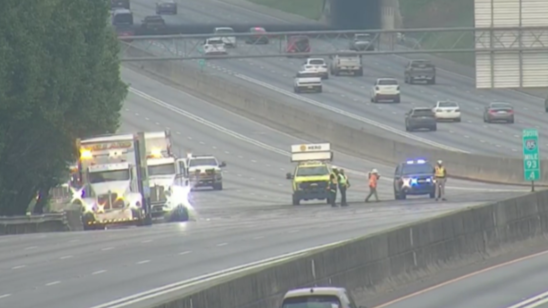 I-85 northbound lanes reopen after deadly crash involving tanker